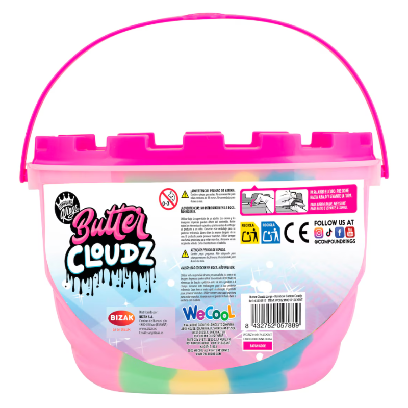 Cubo Rainbow Butter Cloudz Cotton Candy