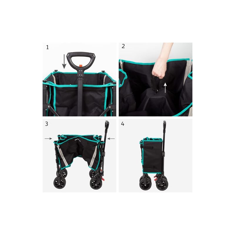 Carro Playa Plegable 70x45x95CM