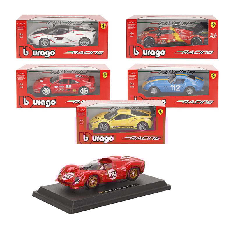 BURAGO COCHE METAL 1:24 FERRARI RACING