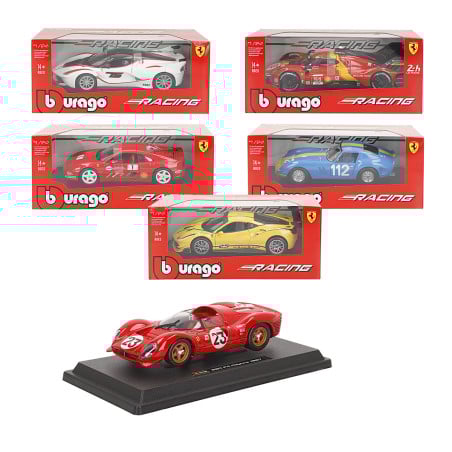 BURAGO COCHE METAL 1:24 FERRARI RACING