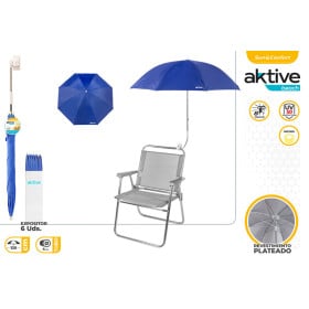 Sombrilla Para Silla de Playa Aktive