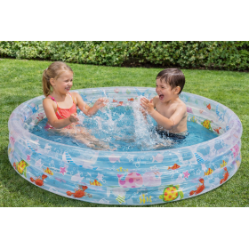 Piscina Infantil Printed 3 Aros Hinchable 152 Cm 2