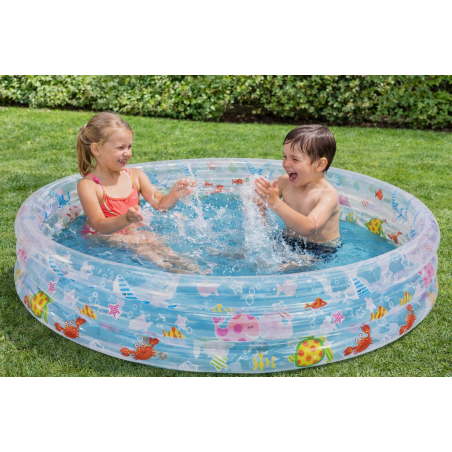 Piscina Infantil Printed 3 Aros Hinchable 152 Cm