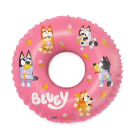 Flotador Circular Infantil Bluey Y Bingo 48 Cm De Poesa