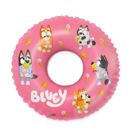 Flotador Circular Infantil Bluey Y Bingo 48 Cm De Poesa