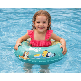Flotador Circular Infantil Bluey 48 Cm De Poesa 2