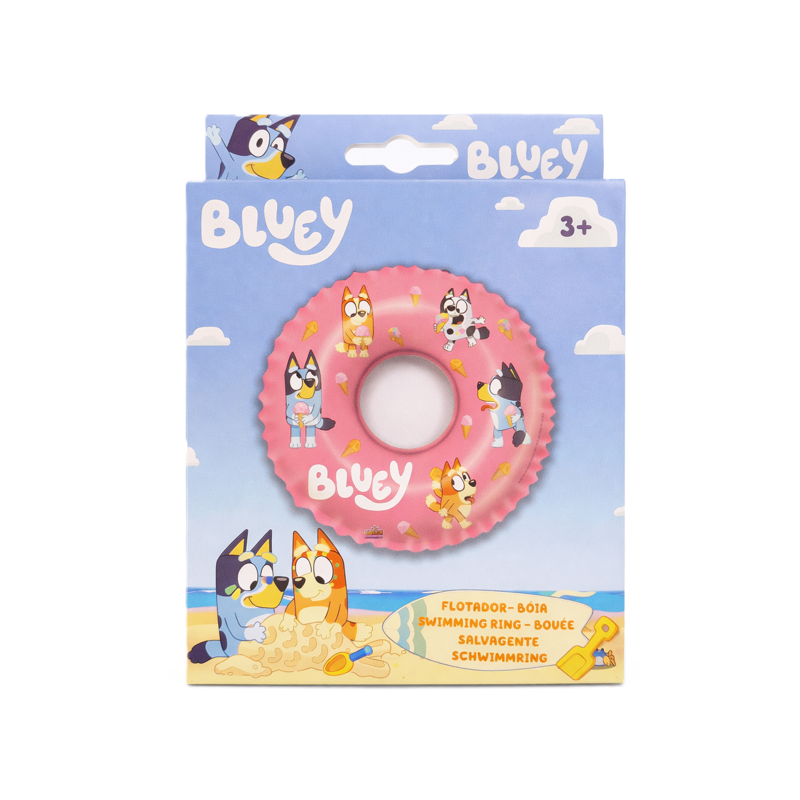 Flotador Circular Infantil Bluey Y Bingo 48 Cm