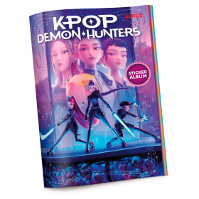Álbum K-POP Demon Hunters Con 2 Sobres De Bizak 2