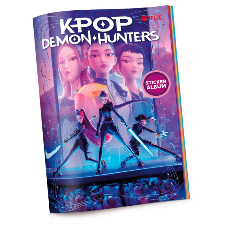 Álbum K-POP Demon Hunters Con 2 Sobres