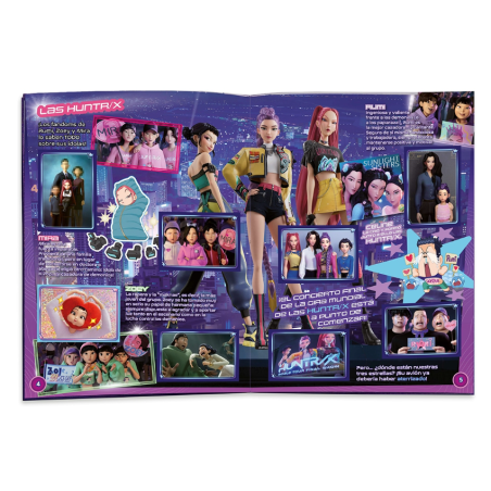 Álbum K-POP Demon Hunters Con 2 Sobres