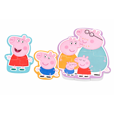 Peppa Pig Puzzle De Madera Surtido