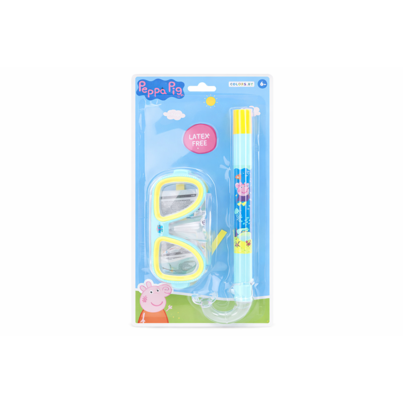 Peppa Pig Máscara Y Tubo