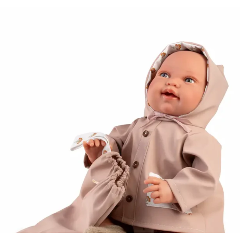 Antonio Juan Recién Nacida Pipa Con Chubasquero