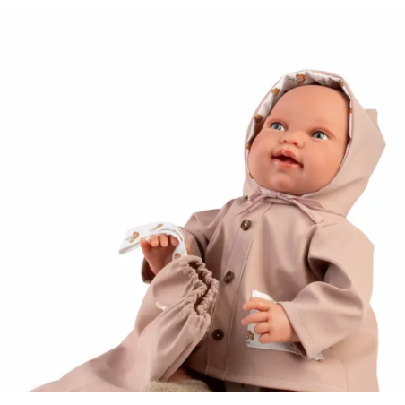 Antonio Juan Recién Nacida Pipa Con Chubasquero