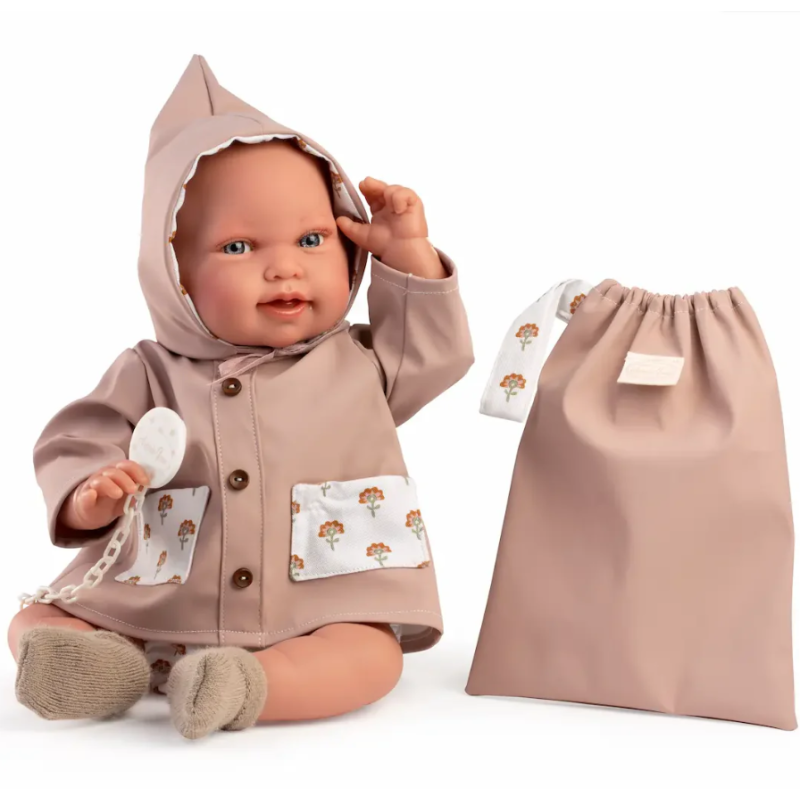 Antonio Juan Recién Nacida Pipa Con Chubasquero De Antonio Juan