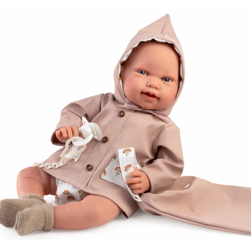 Antonio Juan Recién Nacida Pipa Con Chubasquero