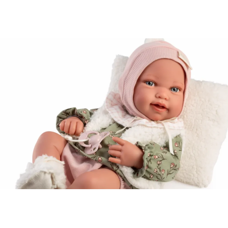 Antonio Juan Recién Nacida Pipa Chaleco Borreguillo