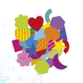 Janod 300 Pegatinas Formas Geométricas 2