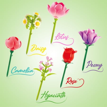 Construye Tu Flor Y Boli Surtido