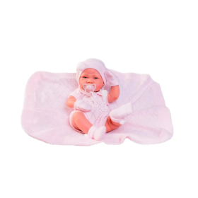 Antonio Juan Recién Nacida Lúa Con Toquilla De Antonio Juan