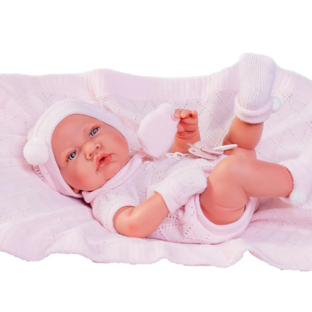 Antonio Juan Recién Nacida Lúa Con Toquilla