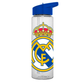 Botella Con Pajita 600 Ml Real Madrid