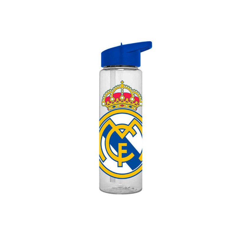Botella Con Pajita 600 Ml Real Madrid