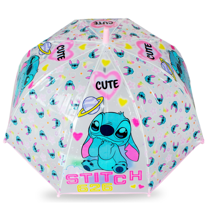 Paraguas Transparente Stitch 46 Cm