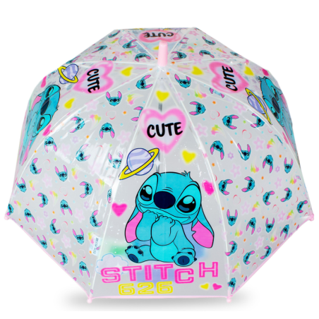 Paraguas Transparente Stitch 46 Cm