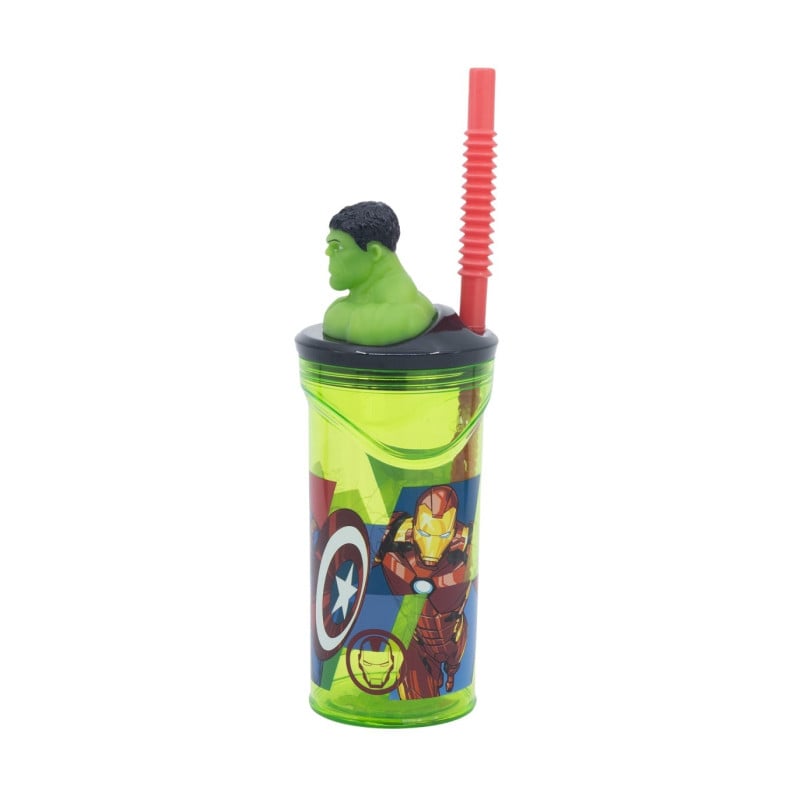 Vaso Figura 3D Hulk Avengers 360 Ml
