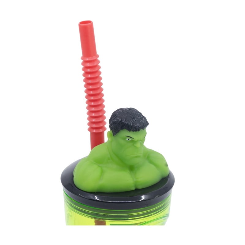 Vaso Figura 3D Hulk Avengers 360 Ml
