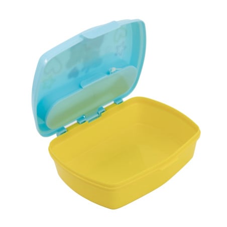 Sandwichera Rectangular Con Cubiertos Peppa Pig