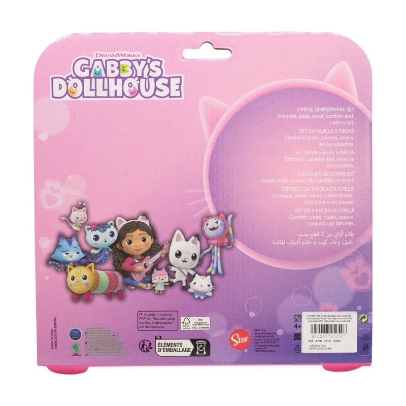 Set 5 Piezas La Casa De Muñecas De Gabby
