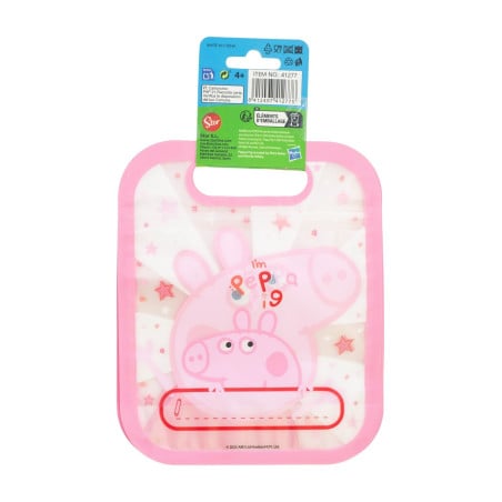 Set Bolsas Con Cierre Zip Peppa Pig