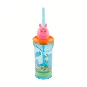 Vaso Figurita 3D Peppa Pig 360 Ml