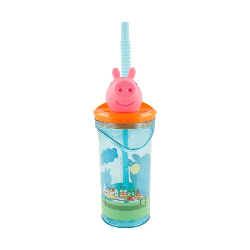 Vaso Figurita 3D Peppa Pig 360 Ml De Stor