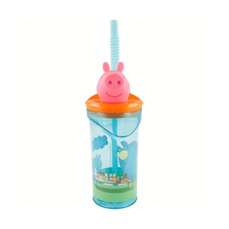 Vaso Figurita 3D Peppa Pig 360 Ml De Stor