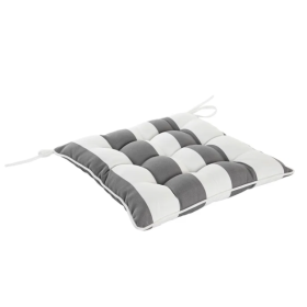 COJIN SILLA RAYAS GRIS BLANCO 40X40X7 2