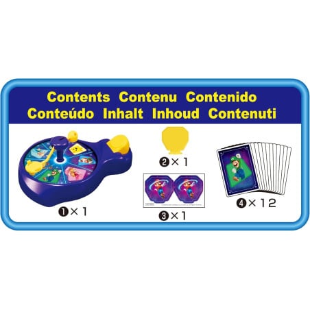 Super Mario Galaxy Juego De Mesa Spin'n Match