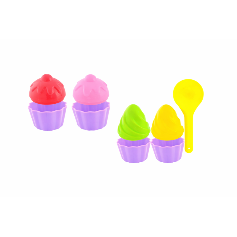 Set Playa Cupcakes 9 Piezas