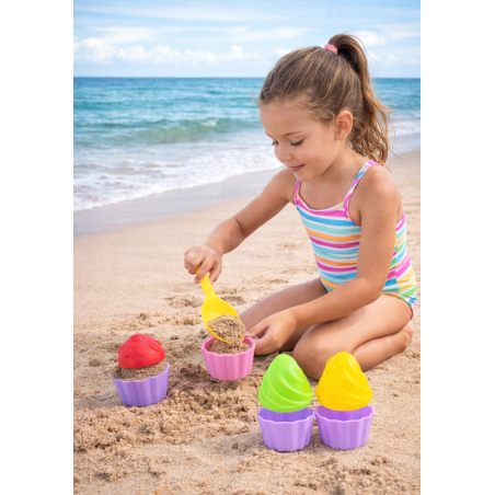 Set Playa Cupcakes 9 Piezas