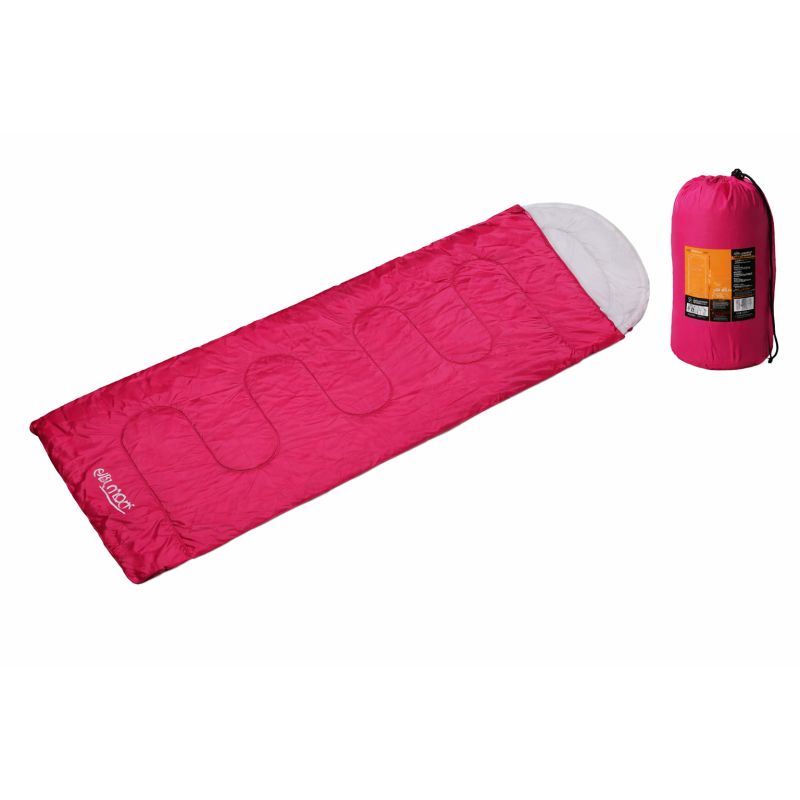 Saco De Dormir Rojo 200 Cm De Solmar