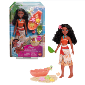 Vaiana Con Animalitos Marinos De Mattel