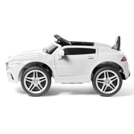Coche Eléctrico Deportivo Royal Con Mando Blanco 12V