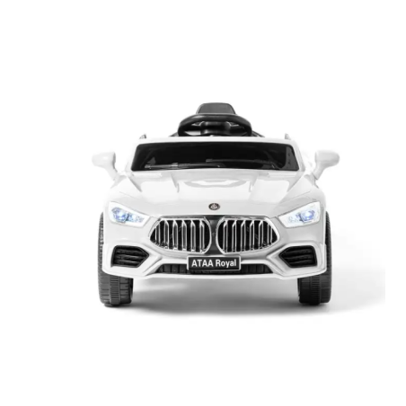 Coche Eléctrico Deportivo Royal Con Mando Blanco 12V