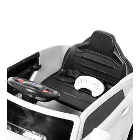 Coche Eléctrico Deportivo Royal Con Mando Blanco 12V