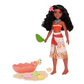 Vaiana Con Animalitos Marinos De Mattel 2