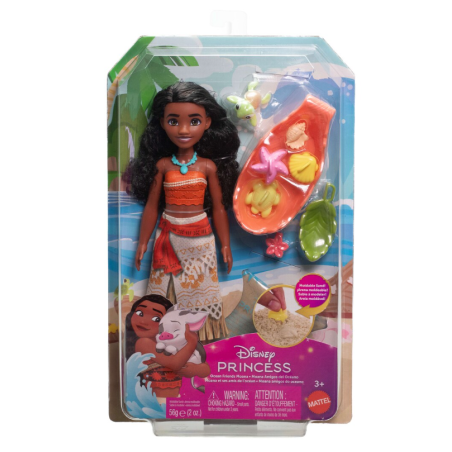 Vaiana Con Animalitos Marinos