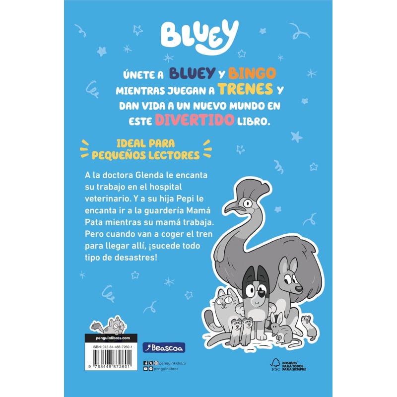 Bluey Primeras Lecturas Trenes