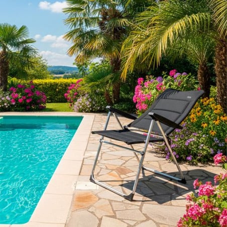 Silla Plegable con Acolchado Multiposición